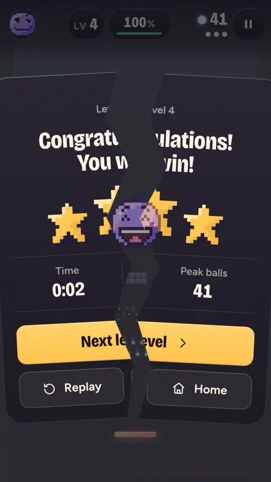 A "Congratulations! You win!" card cracks in two while Trolly grins: it was a fake win